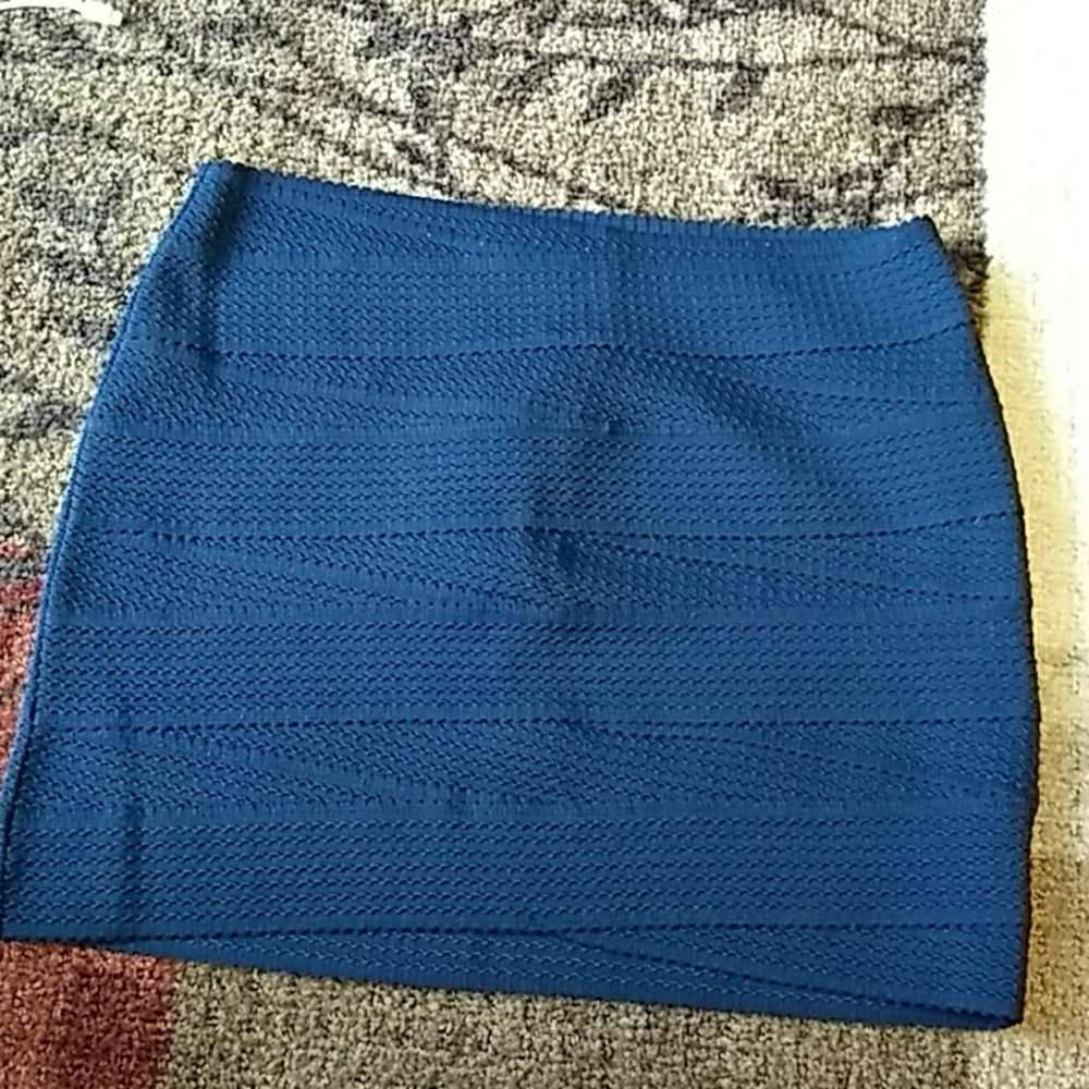 Blue skirt
